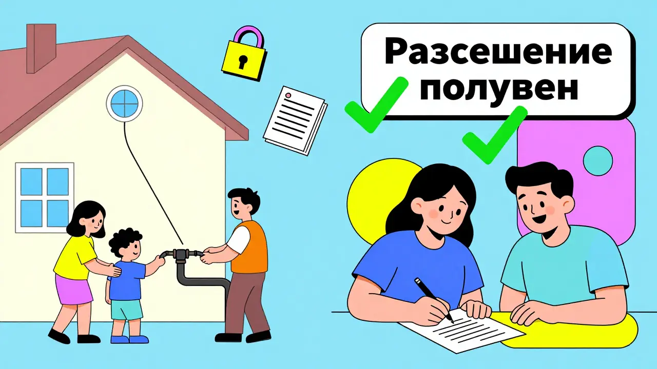 Семья сталкивается с отсутствием коммуникаций в незарегистрированном доме.