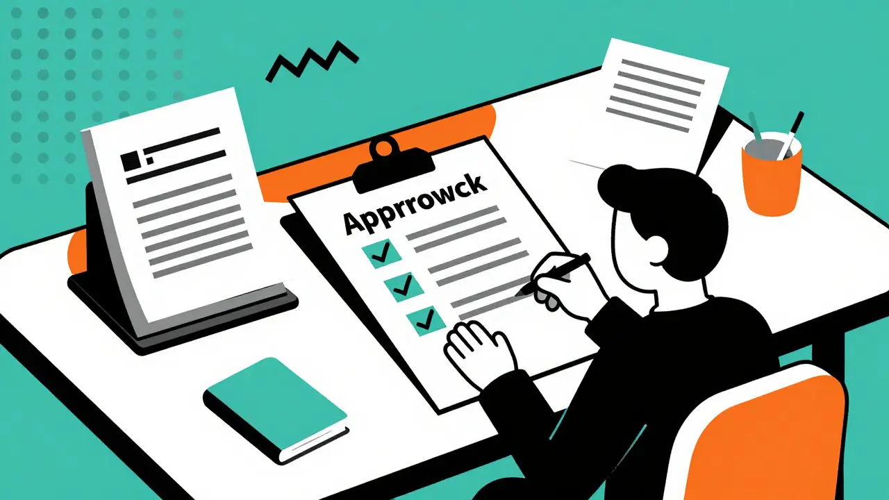 Абстрактный оценщик рассматривает документы за столом в ретро стиле.