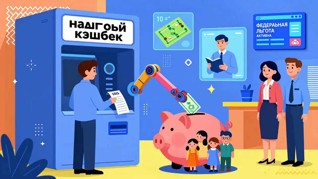 Робот выдает деньги сразу после покупки жилья — новая система налогового кэшбэка для многодетных семей.