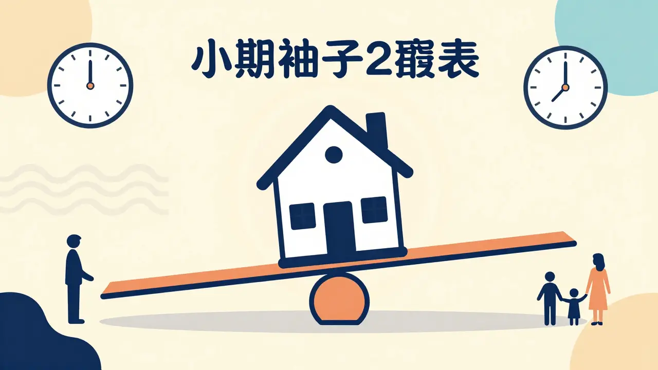 Весы дома и времени символизируют риски ипотеки.