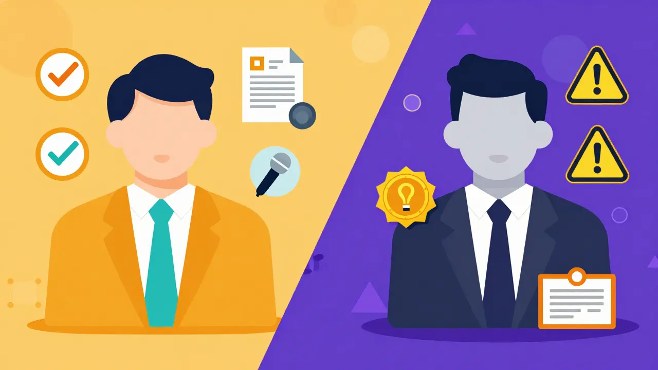 Сравнение надежного и подозрительного агента недвижимости