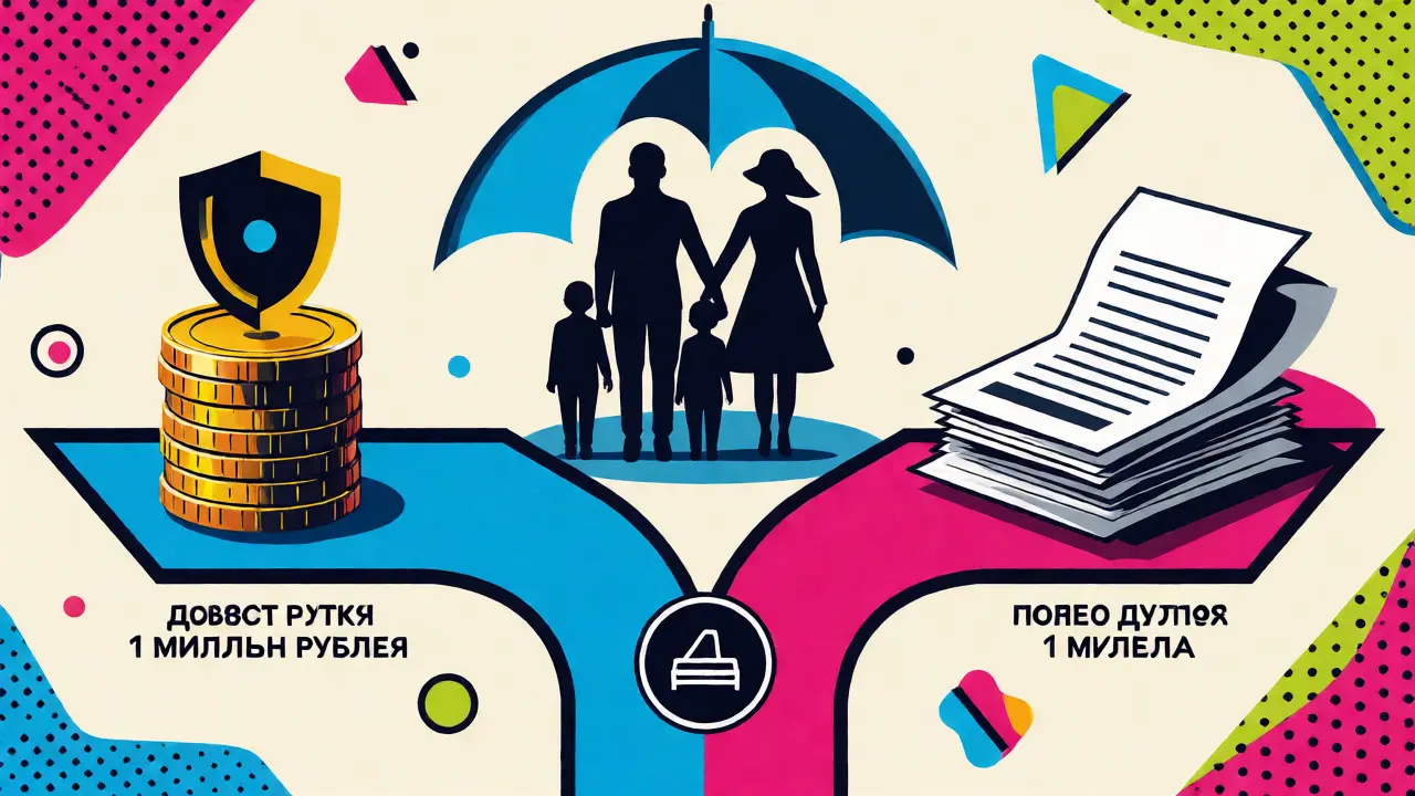 Визуализация двух путей расчета налога: вычеты и расходы для семьи с детьми